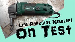 Lidl Parkside Nibbler Review Cutting Sheet Steel and Car Body Panels