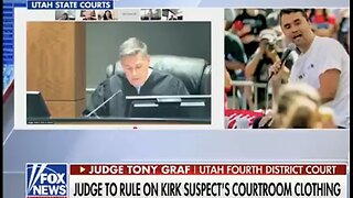 Judge to allow Kirk’s accused ASSASSIN to wear ‘civilian clothing’ as NOT GUILTY