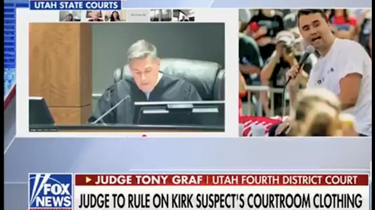 Judge to allow Kirk’s accused ASSASSIN to wear ‘civilian clothing’ as NOT GUILTY