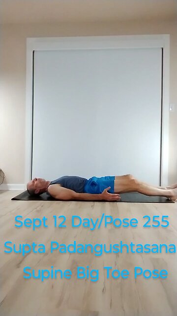 Supta Padangushtasana / Supine Big Toe Pose