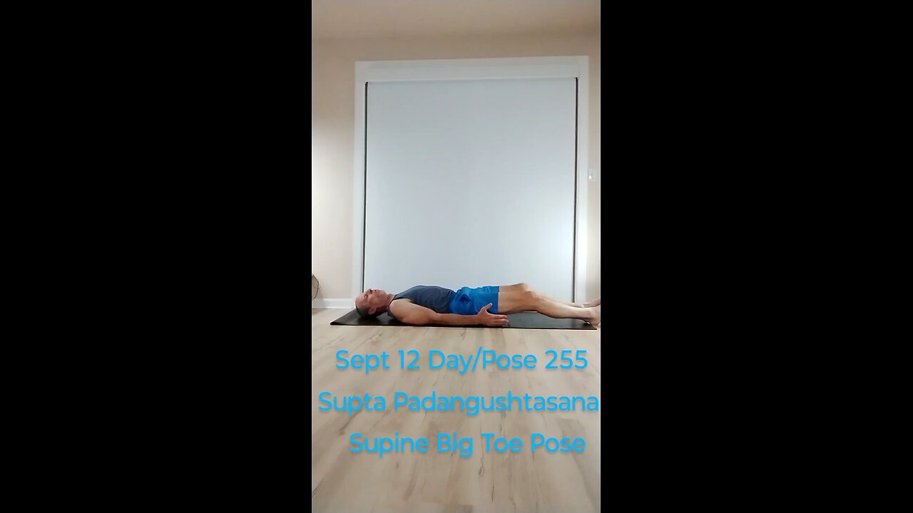 Supta Padangushtasana / Supine Big Toe Pose