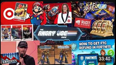 📉 AJS News: Switch 2 Game Sales Crash, Splitgate 2 Layoffs, Riot Gambling Ads & Fortnite ! 🎮