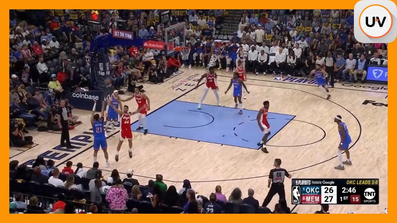 #1 THUNDER at #8 GRIZZLIES | FULL GAME 4 HIGHLIGHTS | April 26, 2025