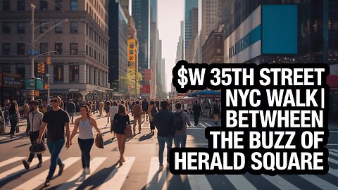 🚶‍♀️Hidden Gems of W 35th St NYC | Midtown Moments in 4K!