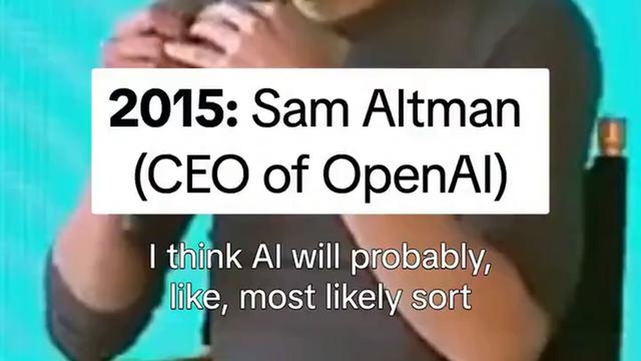 Open AI CEO says AI will most likely lead to the end of the world
