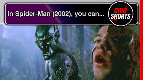 In Spider-Man (2002), you can actually spot a trampoline