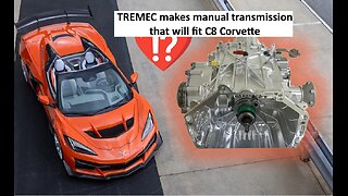TREMEC makes six speed manual transmission that fits C8 corvette