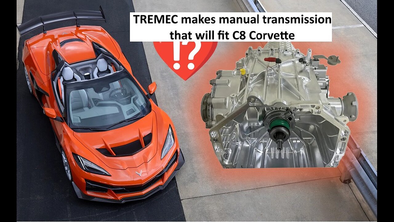TREMEC makes six speed manual transmission that fits C8 corvette