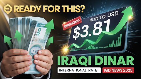 💥 Ready for This? Iraqi Dinar Set for International Rate | IQD Today News