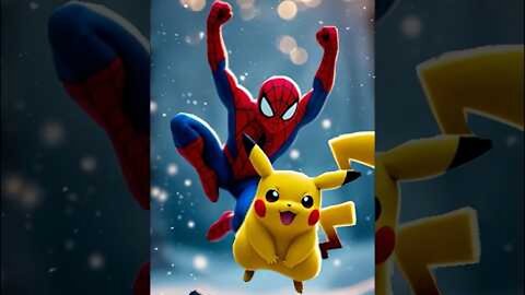 Pikachu & Spider-Man TEAM UP Against Venom! ⚡🕷️🔥 (Epic Battle)