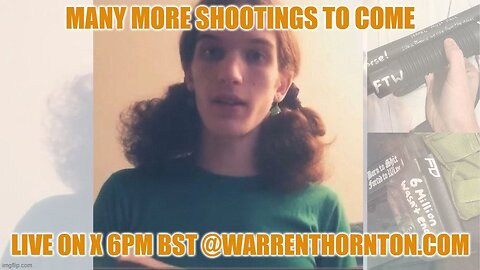 MANY MORE SHOOTINGS TO COME WITH WARREN THORNTON