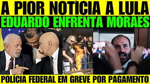 🔥🚨 BOMBA! EDUARDO BOLSONARO INTIMIDA O STF DIZ LIDER DO PT! PF EM GREVE POR FALTA DE PAGAMENTO