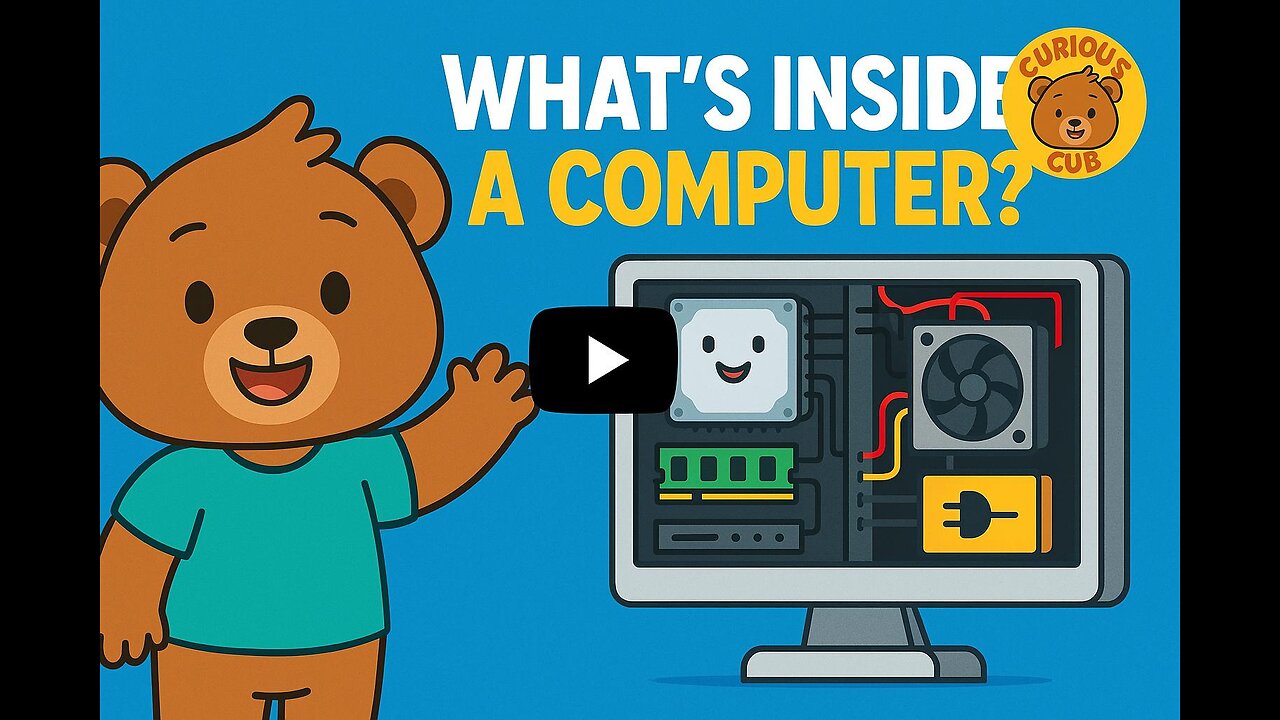 What's Inside a Computer? 🧠💻 | Fun Learning for Kids | Curious Cub