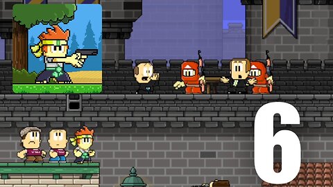 Dan the Man Part 6: Epic Ninja Showdown at the Castle (Android/iOS Gameplay Walkthrough)