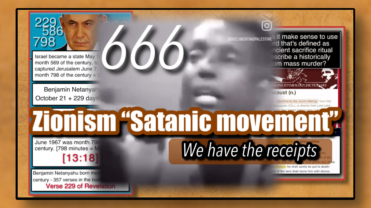 Zionism: “Satanic movement”