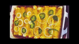 Beef & Bean Enchiladas & Rice 🫔 Full Video 🕙 Start 2 Finish From Scratch