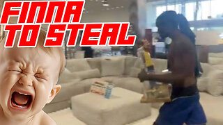 This Guy Stole the Charity Box From a Furniture Store?
