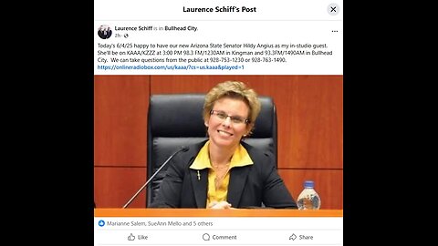 Senator Hildy Angius Interview