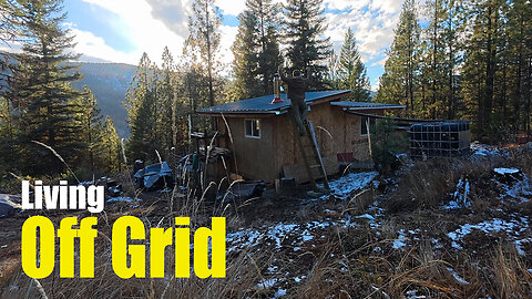 Living off grid - A roof ladder for the cabin
