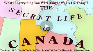 The Secret Life Of Canada You Do Not Want To Miss This One The Hudson Bay Company Charter ?