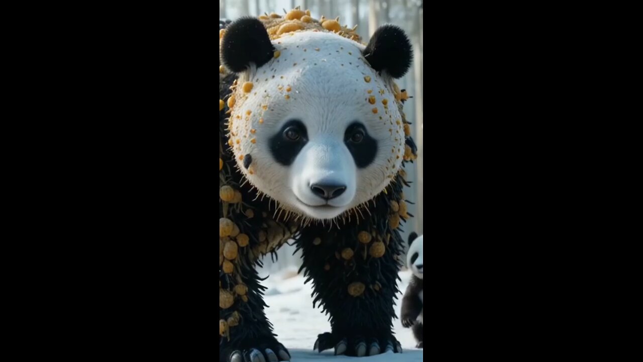 bear enjoy in Snow