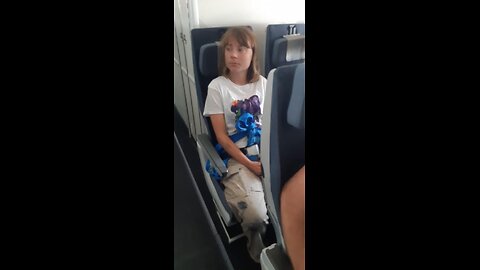 The End: Greta on a plane back to Paris