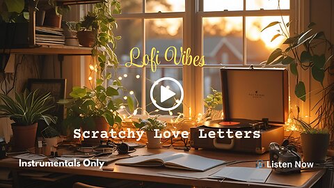 LoFi Romance – Scratchy Love Letters 💌 | Vintage Chillhop with Heart