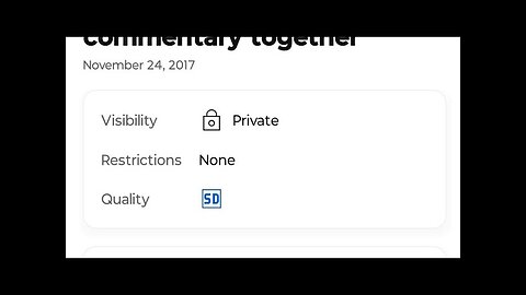 Me and my mom do a commentary together November 4,2017