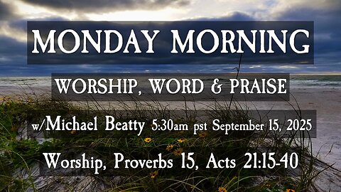 🌤️MONDAY MORNING✝️