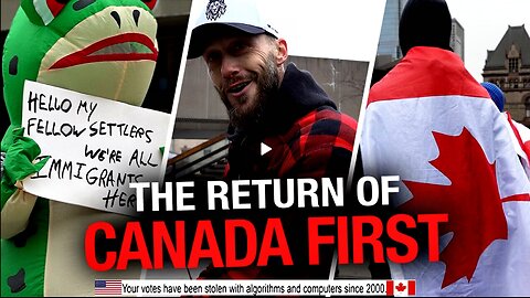 Far-left agitators arrested at 'Canada First' rally against mass migration