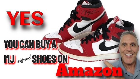 Michael Jordan 1985 Air Jordan 1 Game Used Signed Sneakers #Michael #Jordan