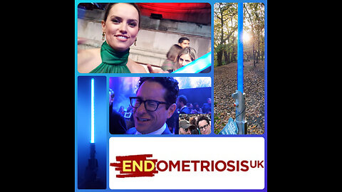DAISY RIDLEY ⭐+ JJ ABRAMS ⭐signed Star Wars ✨ Lightsaber 💙 donated to Endometriosis UK ❤️💛 charity