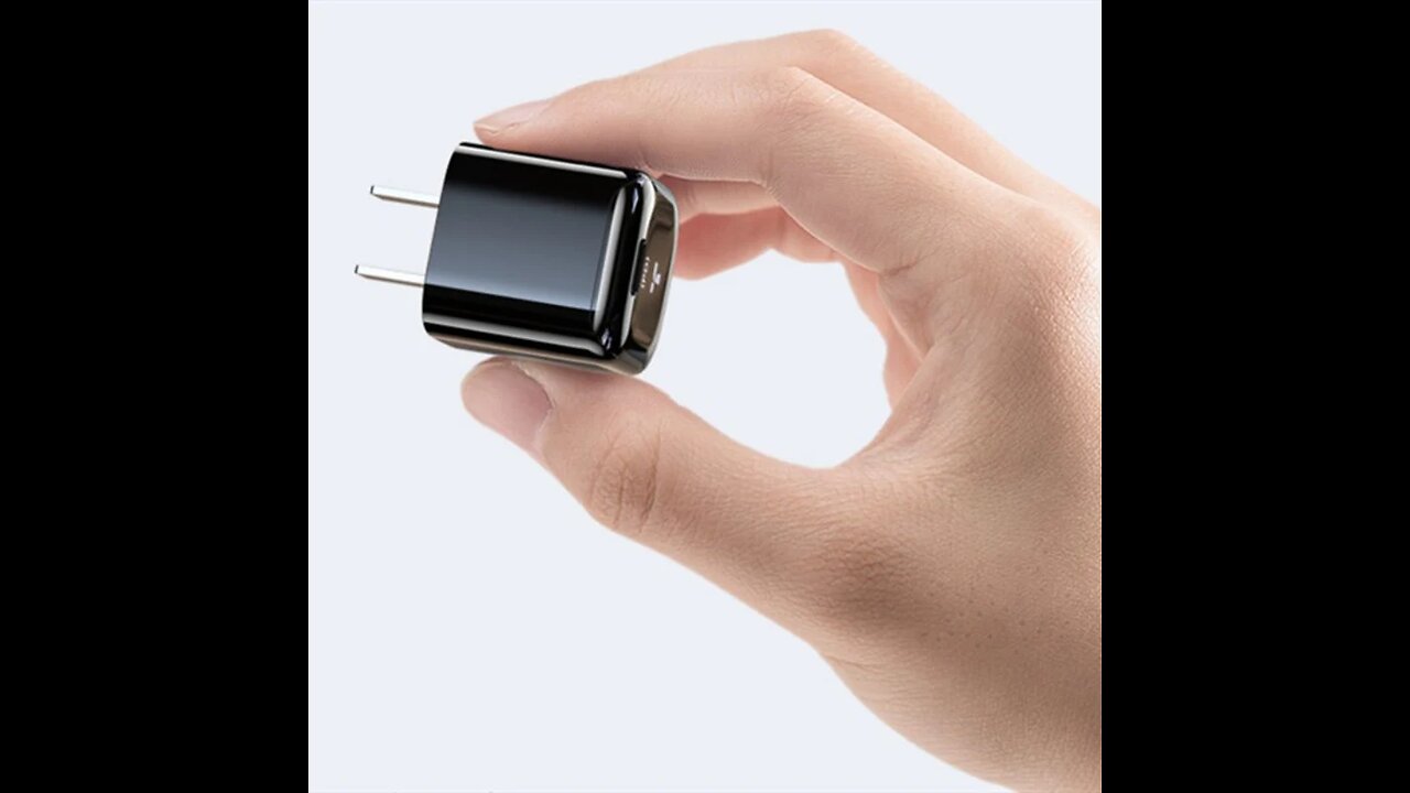 Portable USB-C PD Wall Charger, with Fast Charging Chip, for Phone, Tablet, Earphones & More