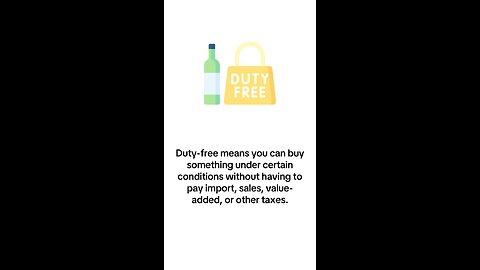 What is Duty-Free?