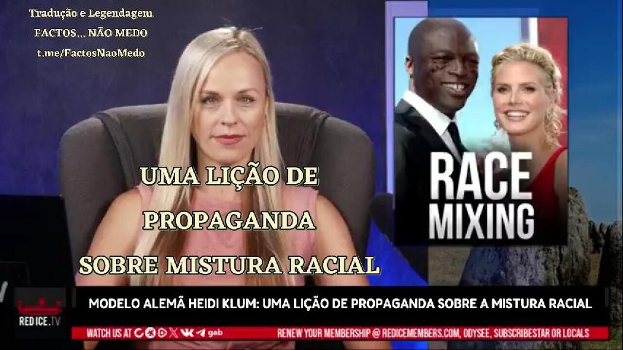 🎥💥UMA LIÇÃO DE PROPAGANDA SOBRE MISTURA RACIAL💥🎥
