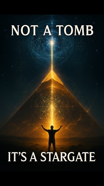 The Pyramid Is Not a Monument — It’s a Stargate #short