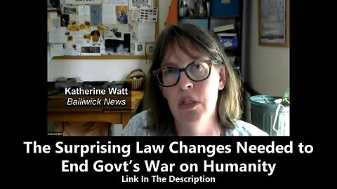 The Surprising Law Changes Needed to End Govt’s War on Humanity