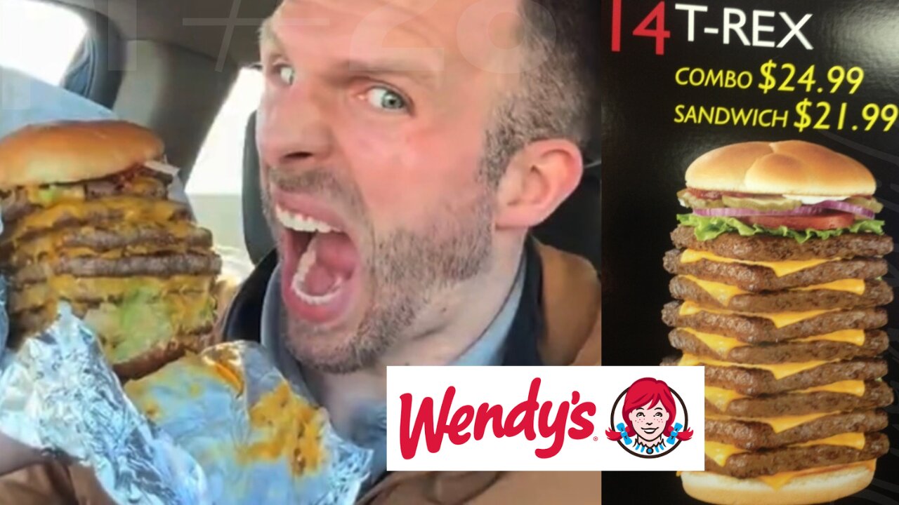 INSANE! Man Ordered T-Rex Burger From Wendy’s SECRET Menu 🤯