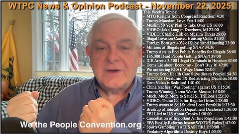 We the People Convention Weekly News & Opinion 11-22-25