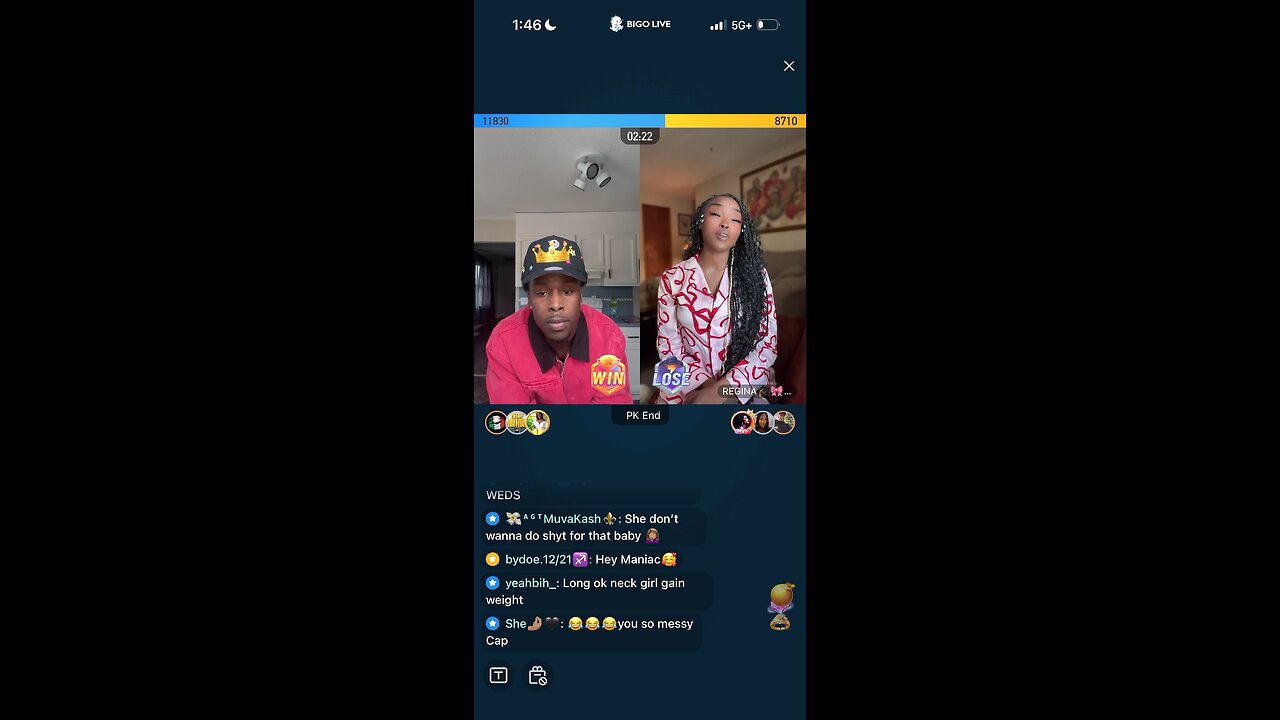 NOCAP AND LIYAH DA DOLL LINED BIGO LIVE