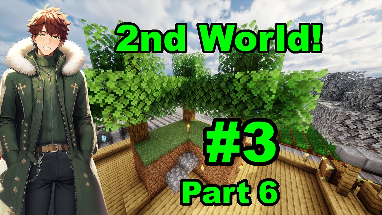 Raphael's Minecraft ATM10 Skyblock let's Play! [2nd world Episode 3 part 6/6]