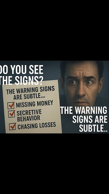 Gambling Addiction Money Red Flags #gambling #gamblingaddiction #addictionrecovery