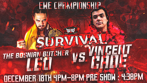 Elite Wrestling Entertainment - Vincent Cade Vs The Bosnian Butcher Leo - EWE Championship