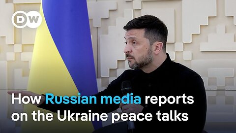 Russian state TV is downplaying the significance of Ukraine peace negotiations | DW News