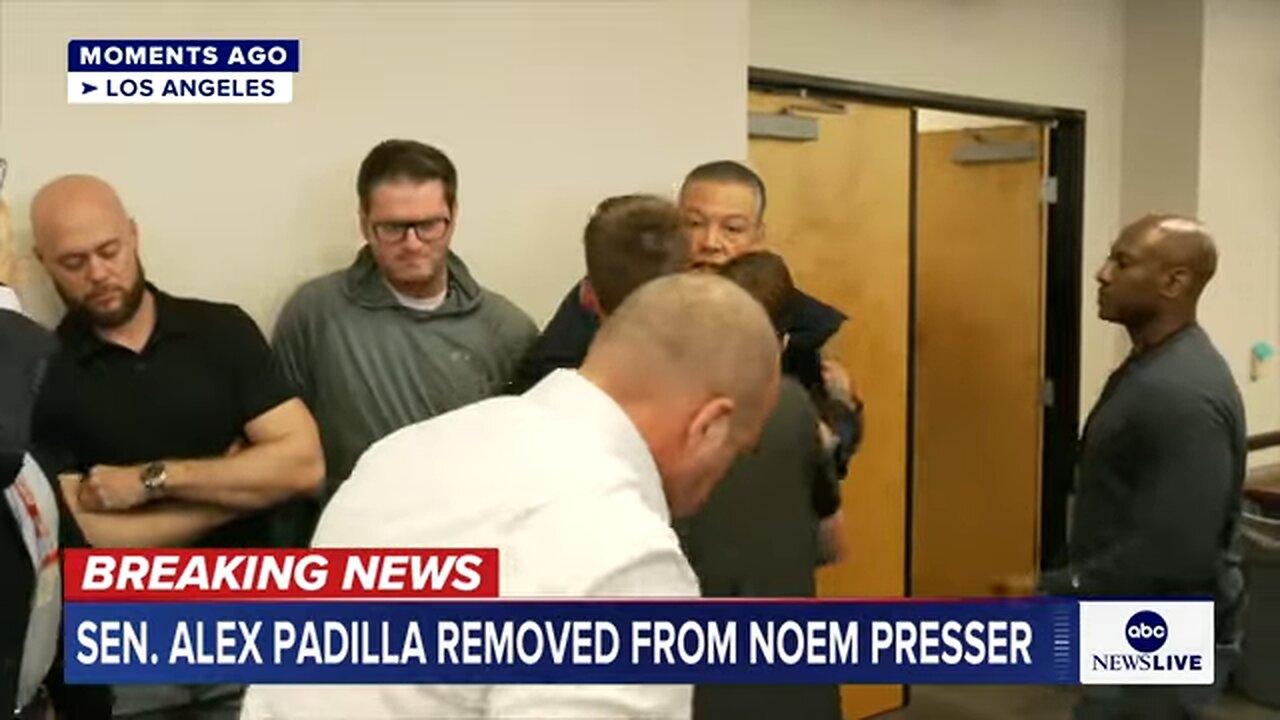 California Senator Alex Padilla removed from DHS press conference