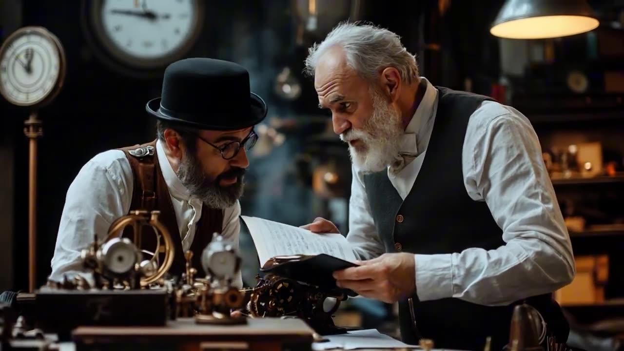Steampunk - The Clockmakers_ Workshop _ Clockwork City(720P_HD)