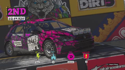 Dirt 5 Online Racing Ice track, Dirt Track, Volkswagen Polo GTI RS JazzyZew Slumpbuster77