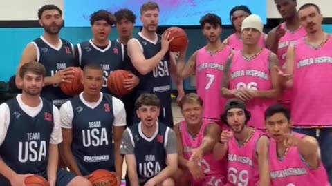 Mr Beast basketball match