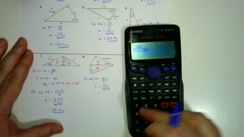 Trigonometry 04 - Calculating Sides 2 Solutions
