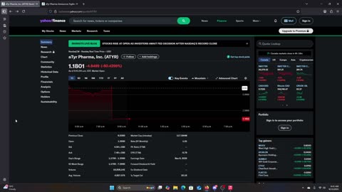 $ATYR Fail Stream +41.6%